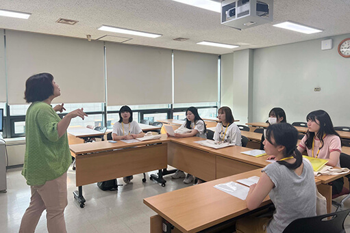 中央大学での韓国語学習